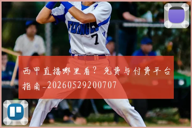 西甲直播哪里看?免费与付费平台指南_20260529200707